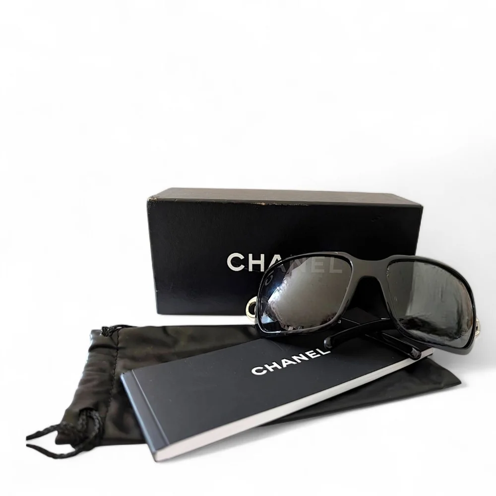 Chanel 6023 c.501/87 Shield Sunglasses – Full Set